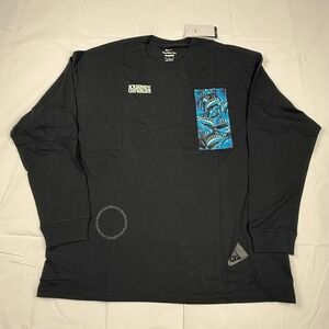 Nike Mens Journey Reward Graphic Long Sleeve Tee Black DV9725-010 XL New